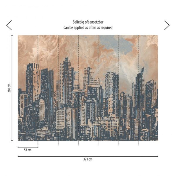 POSTER MURAL REF = 393331 ; DIMENSIONS = 371 CM X 280 CM