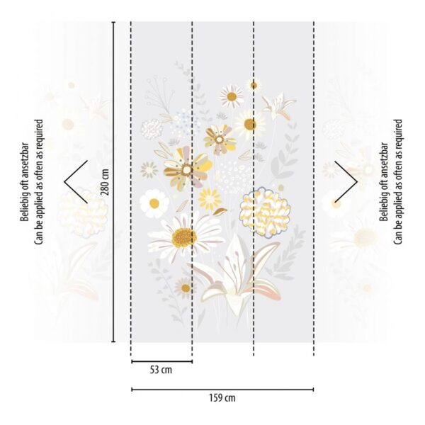 POSTER MURAL REF = 392101 ; DIMENSIONS = 159 CM X 280 CM