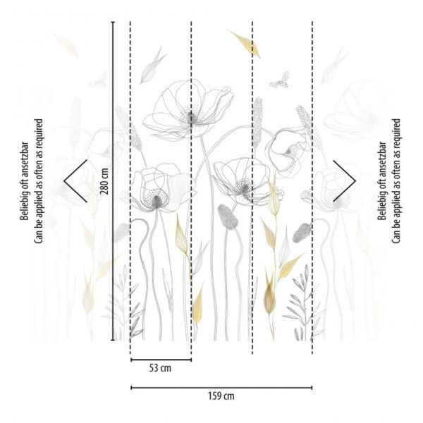 POSTER MURAL REF = 392121 ; DIMENSIONS = 159 CM X 280 CM