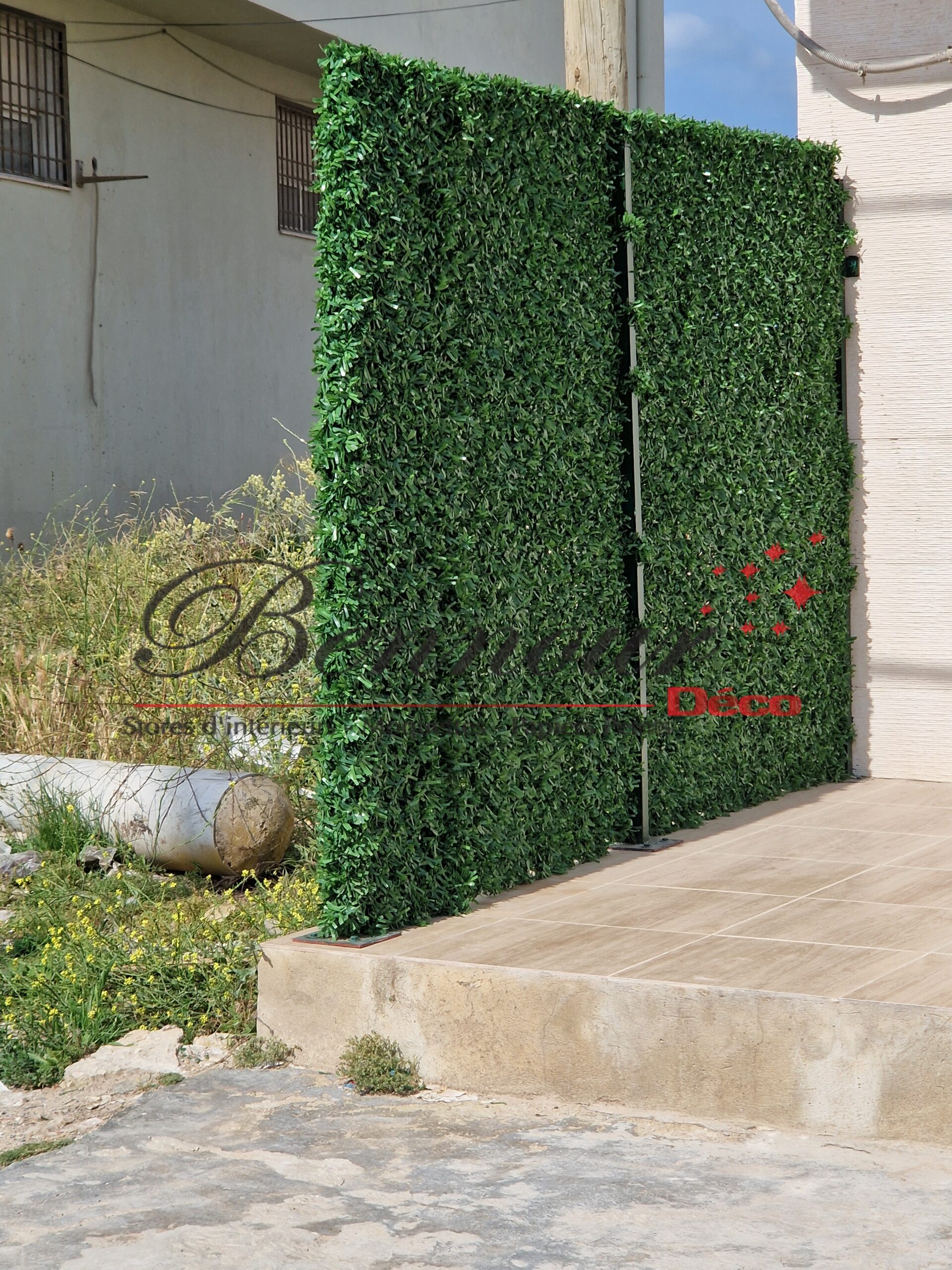 Clôture végétale artificielle