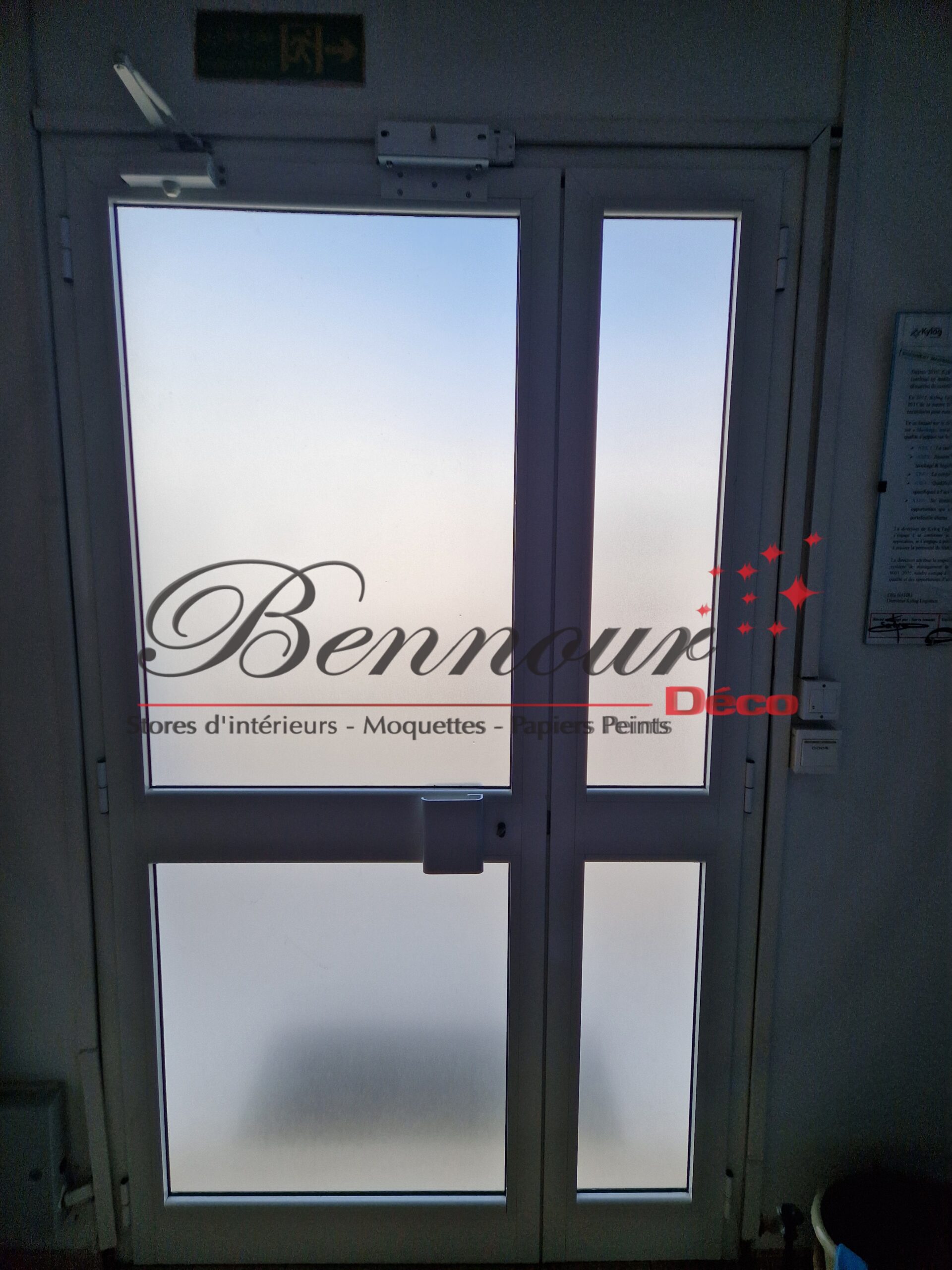 Film sablé posé par Bennour Deco