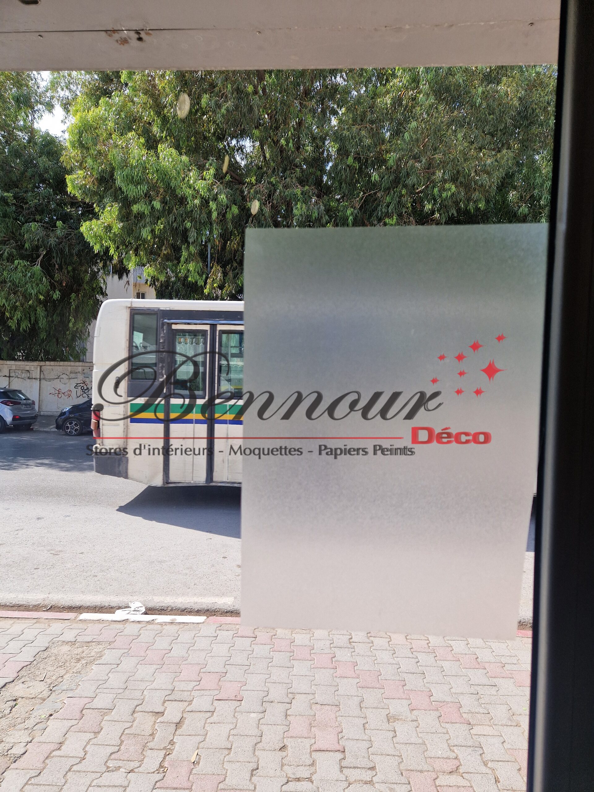 Film sablé pour vitres