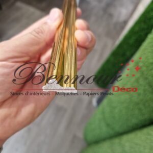 MOULURES DECORATIVES DOREES UNI 280 CM ; LARGEUR 2 CM