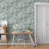 Papier peint posé dans un salon