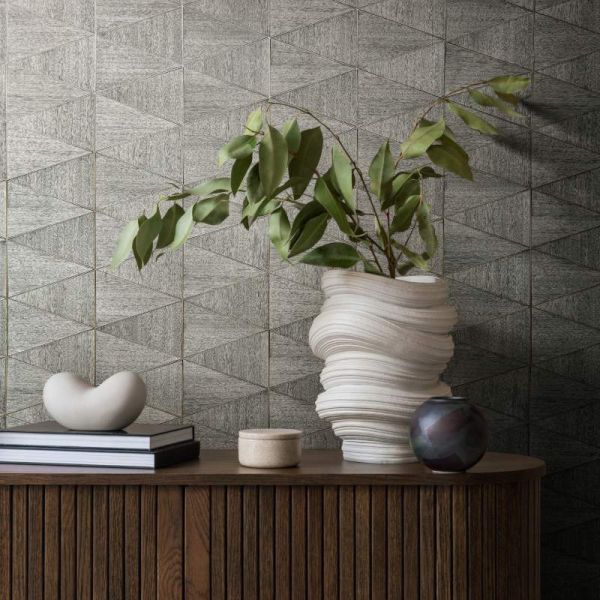 Photo papier posé dans un coin salon moderne