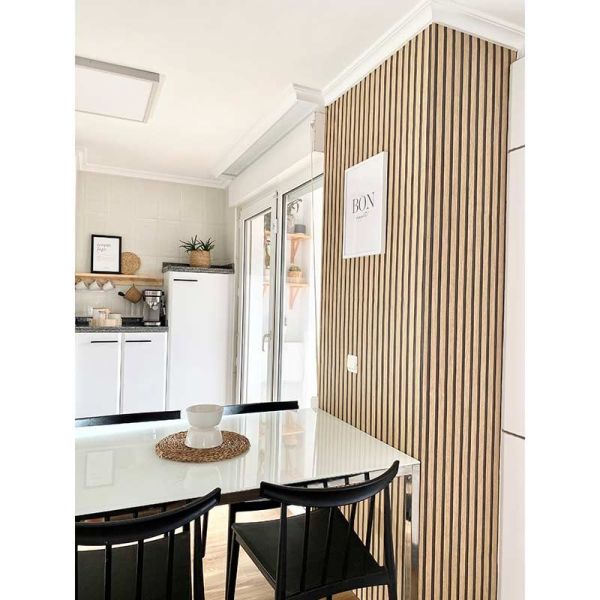 Photo papier peint effet bois moderne