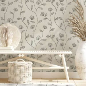 Photo papier peint posé au mur