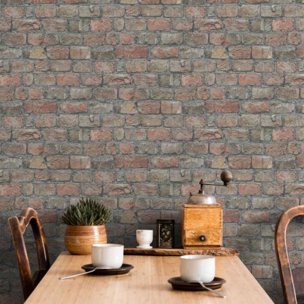 Papier peint posé dans une salle a manger