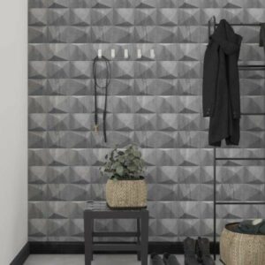 Photo papier peint posé dans un salon