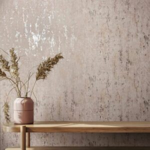 Papier peint moderne posé dans un salon