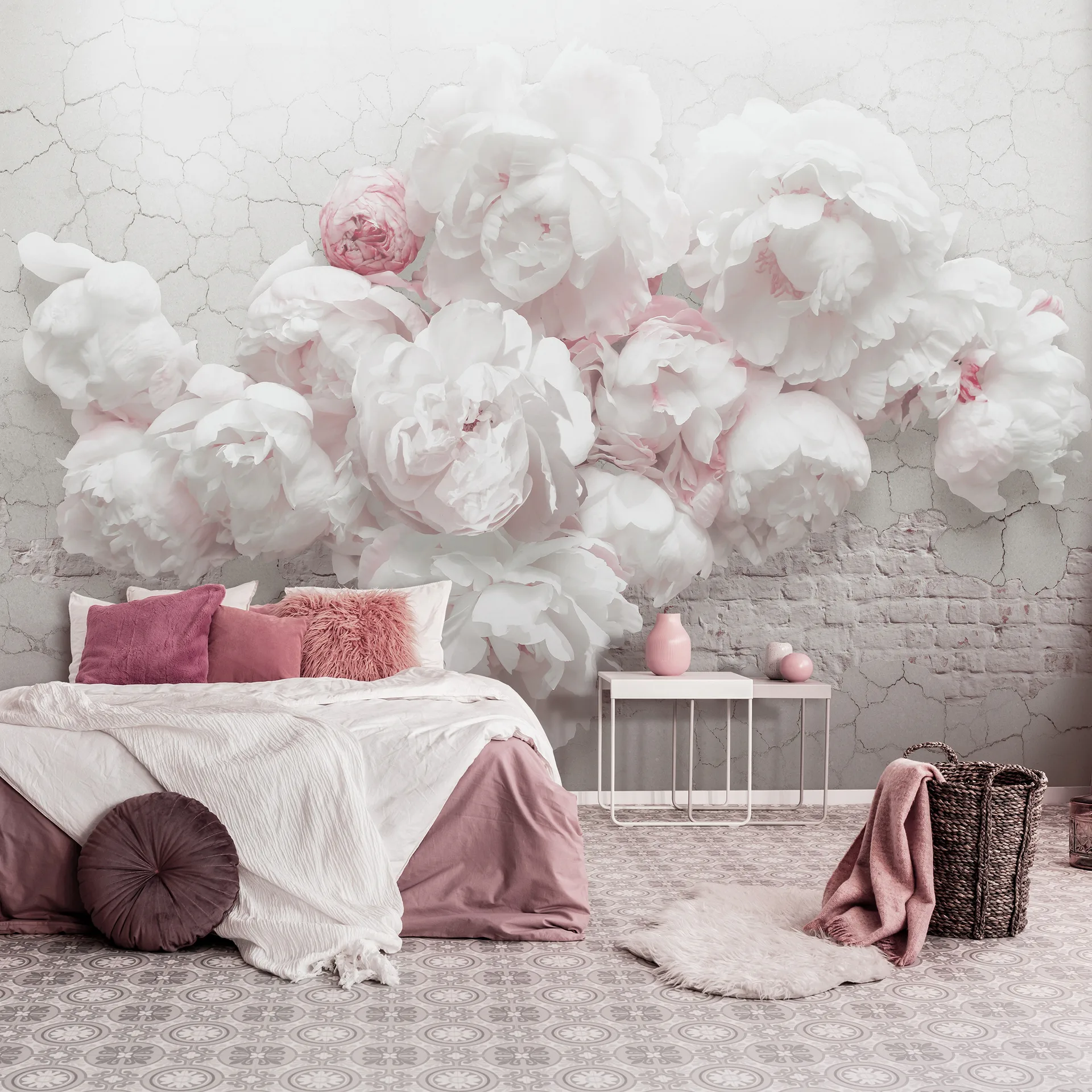 Poster mural theme floral
