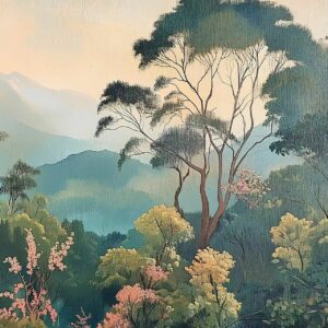 Poster mural motif nature