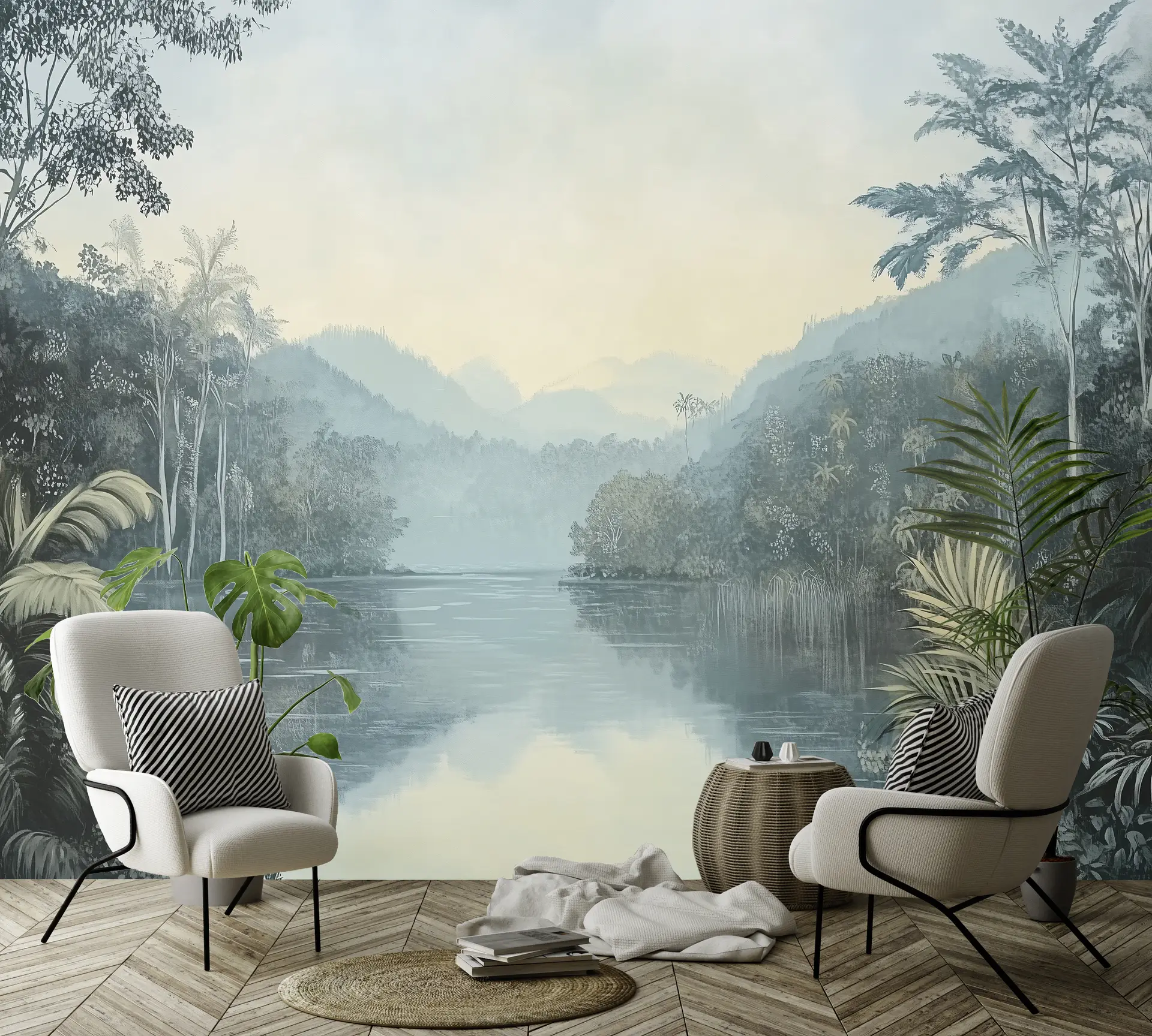 Poster mural motif nature