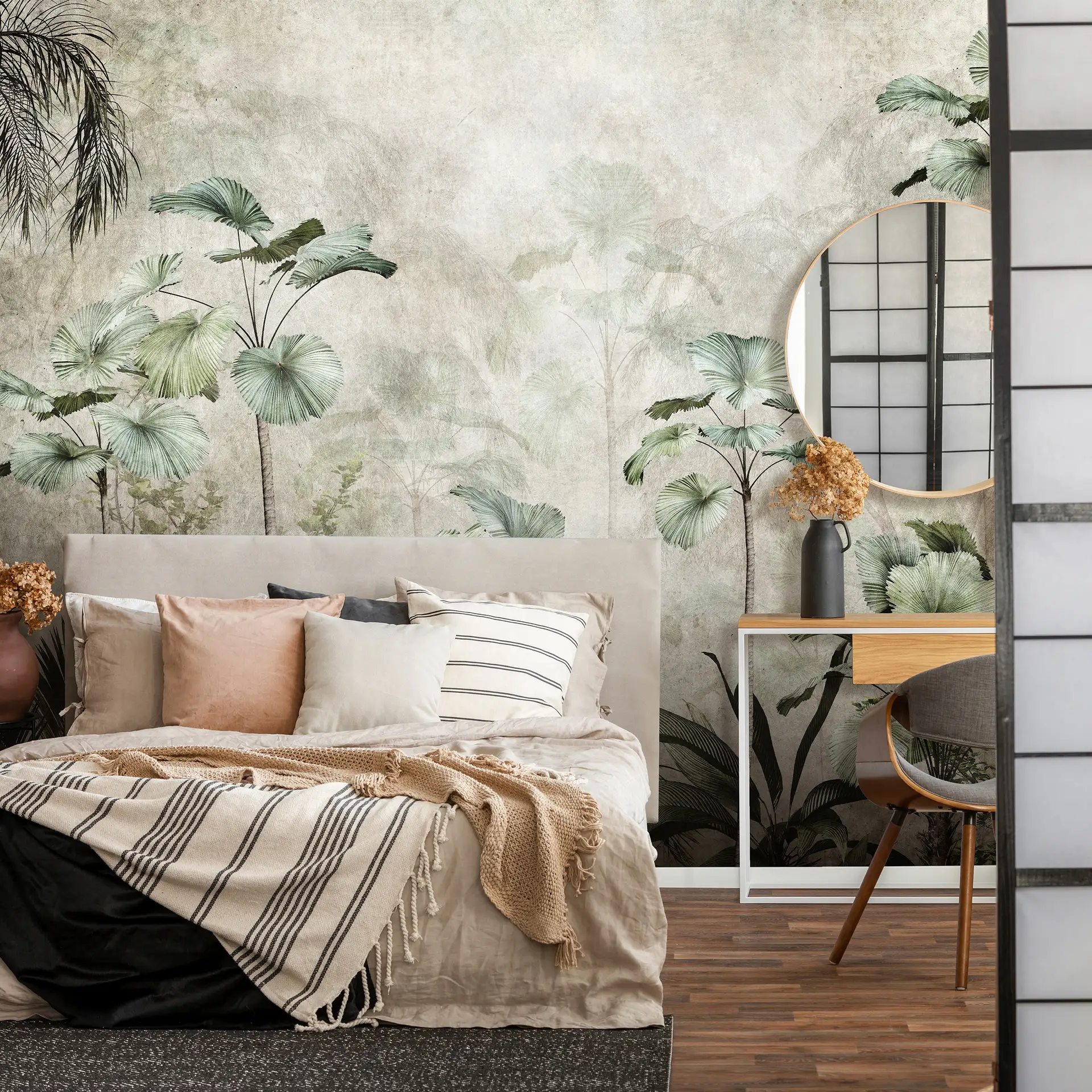 Poster mural theme nature disponible chez Bennour Deco
