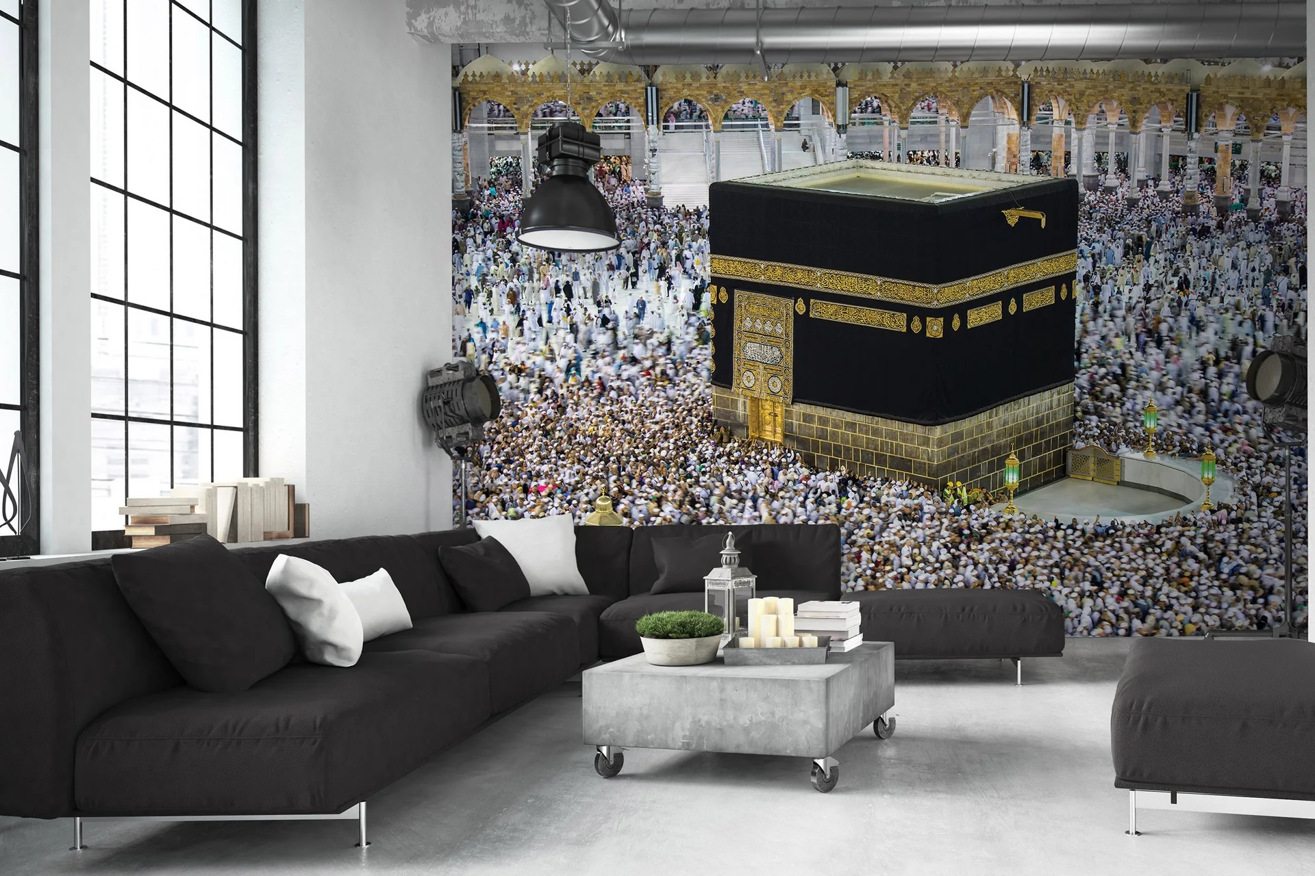 Poster mural theme LA MECQUE