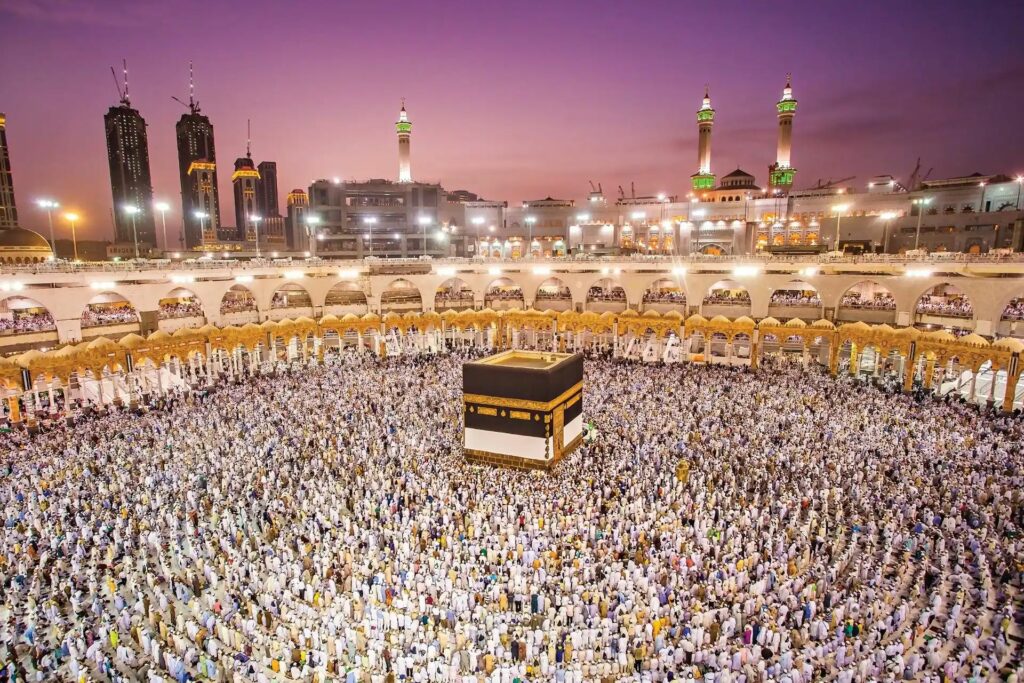 Poster mural theme la MECQUE