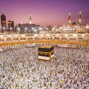 Poster mural theme la MECQUE