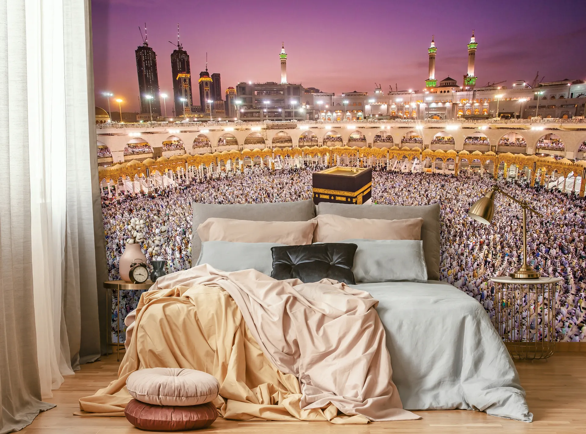 Poster mural theme la MECQUE