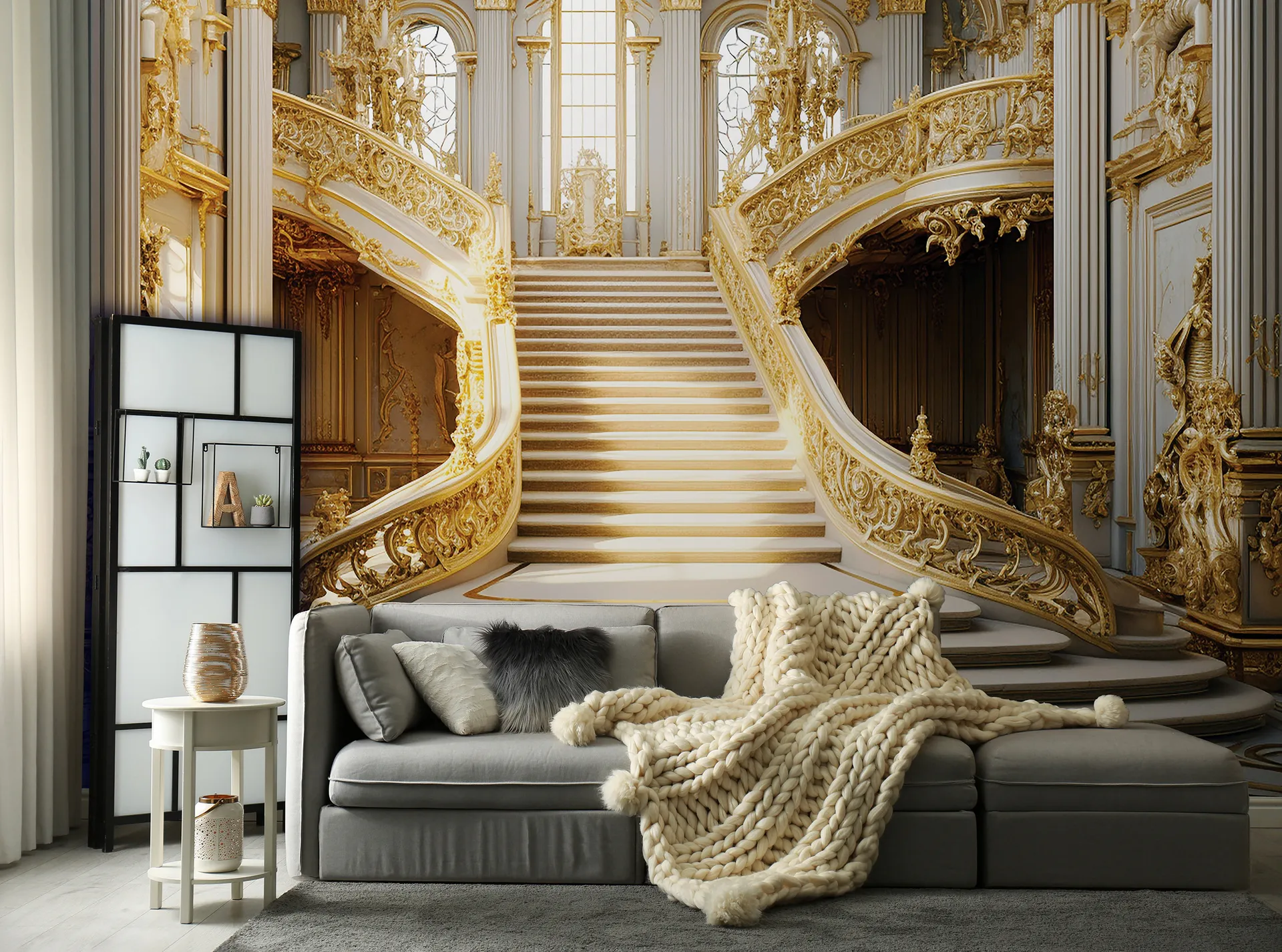 Poster mural theme palace de luxe