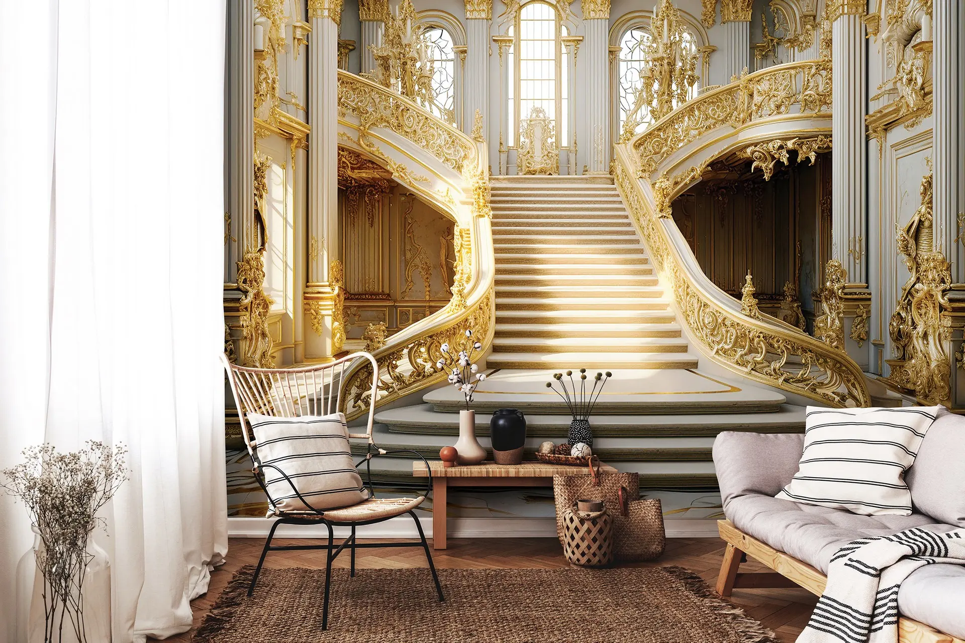 Poster mural theme palace de luxe