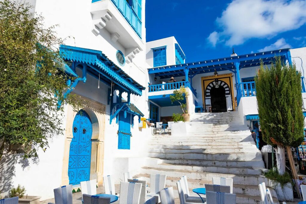 Poster mural theme SIDI BOUSAID