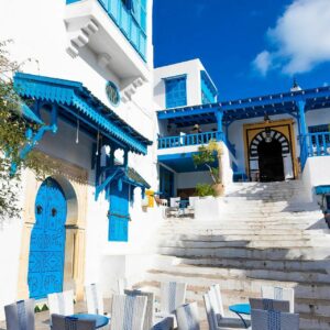 Poster mural theme SIDI BOUSAID