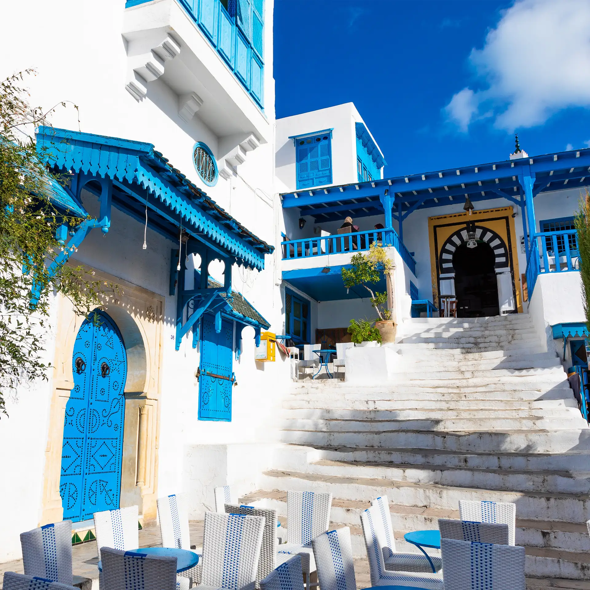 Poster mural theme SIDI BOUSAID