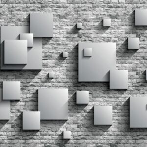 Poster mural motif géométrique disponible chez Bennour Déco