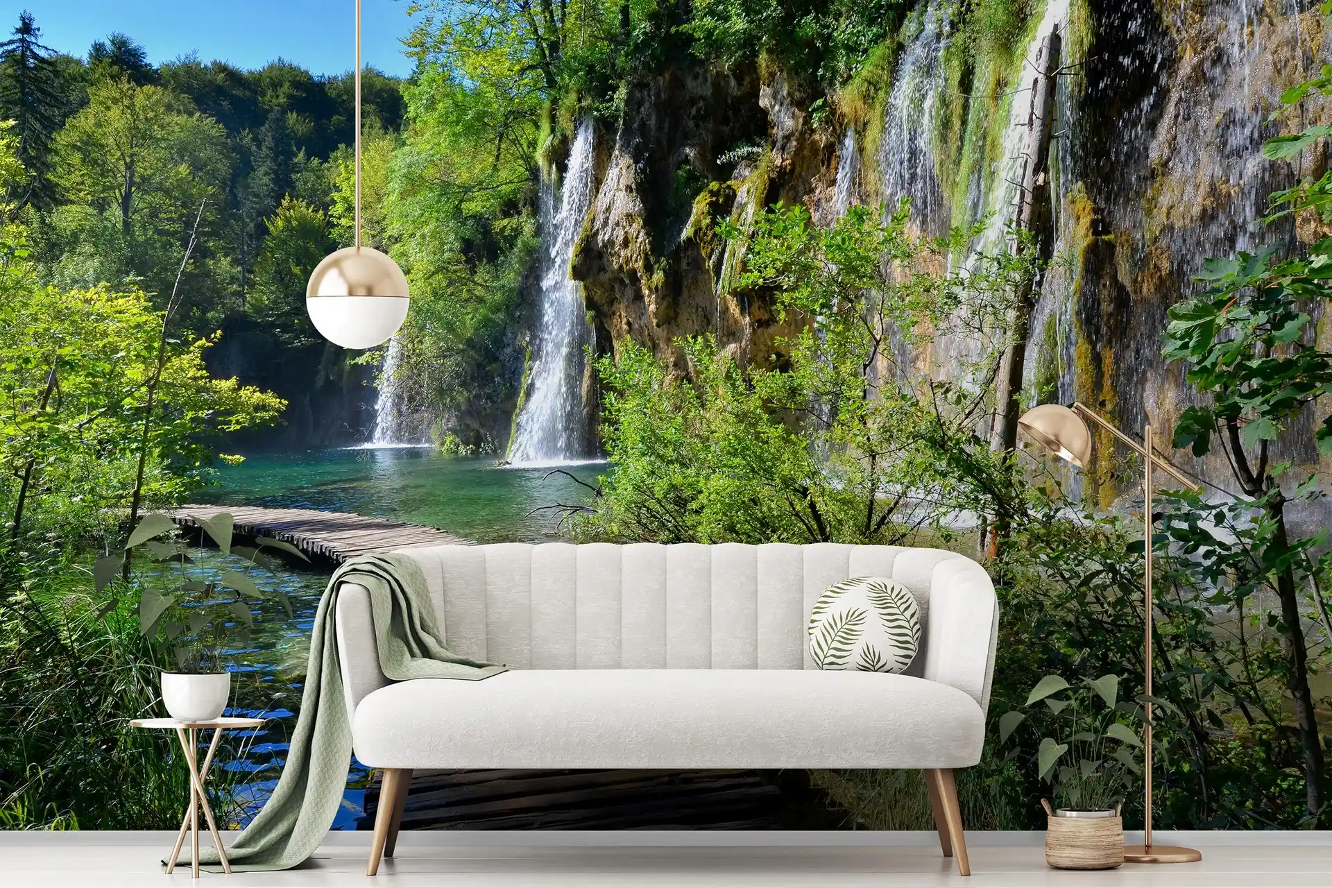 Poster mural theme nature disponible chez Bennour Deco