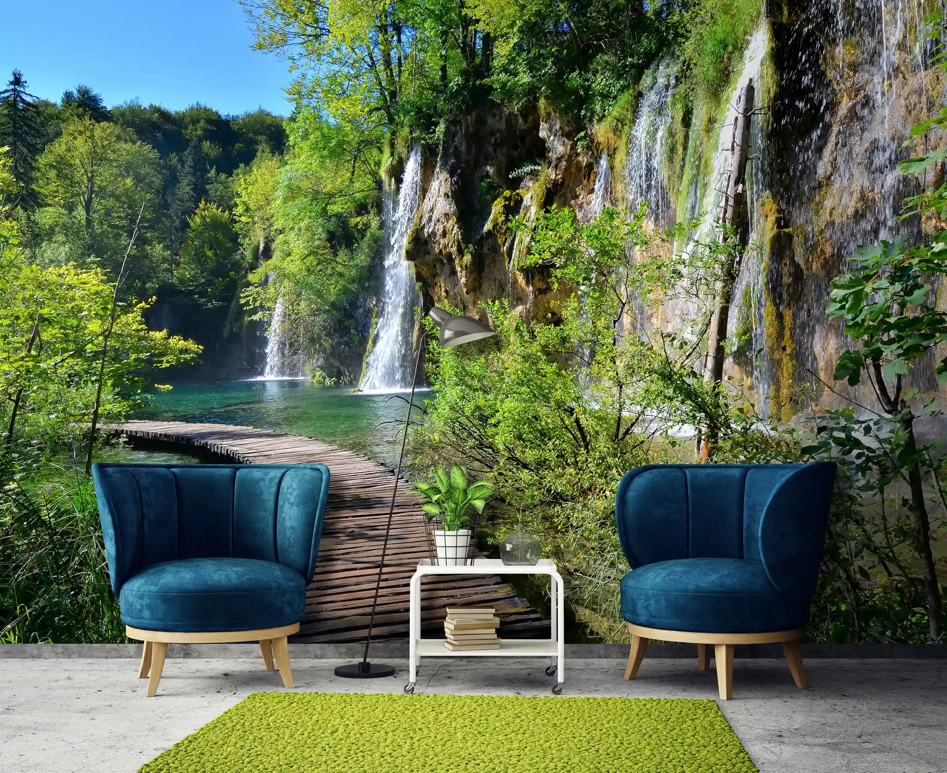 Poster mural theme nature disponible chez Bennour Deco