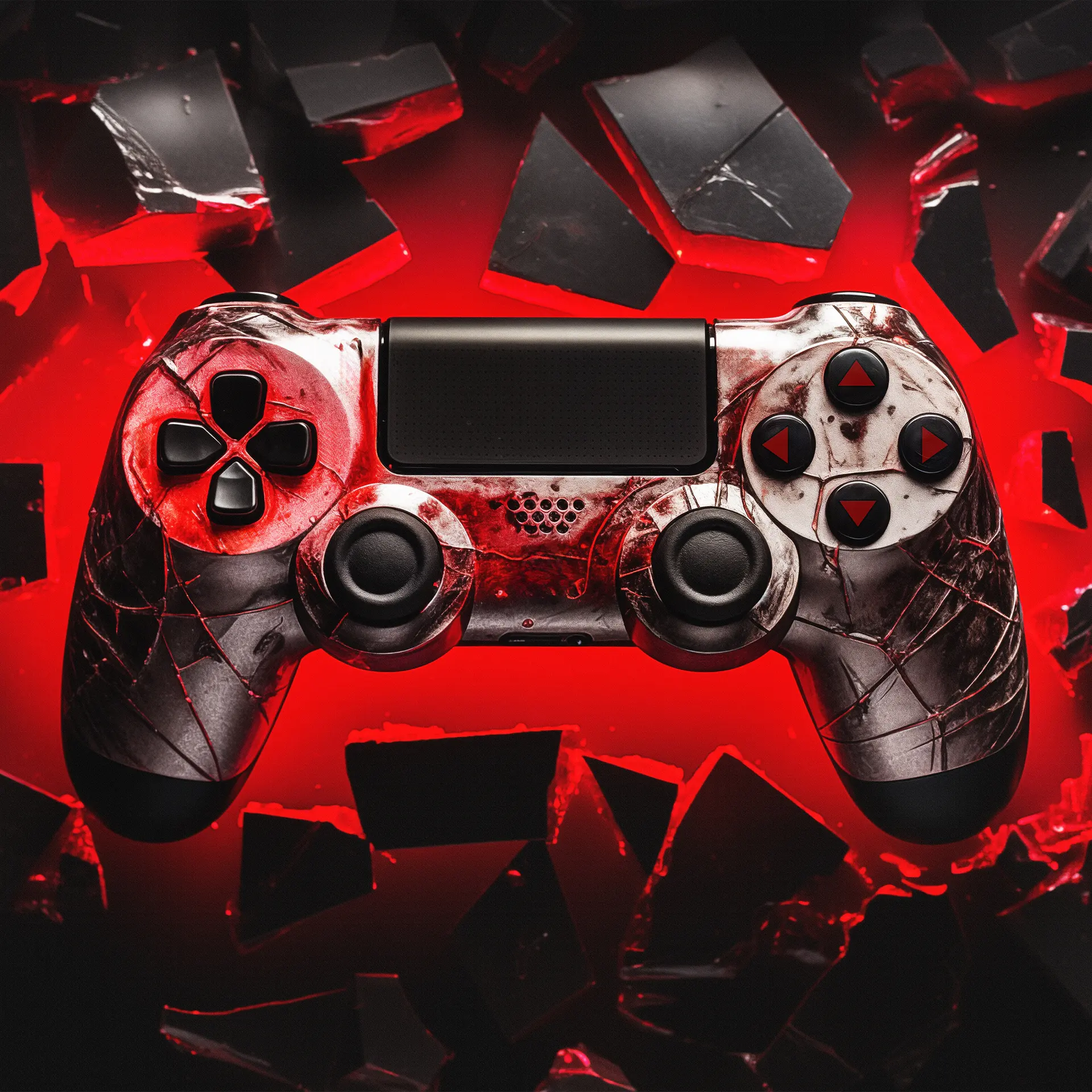 Poster mural theme manette de jeu chez Bennour Deco