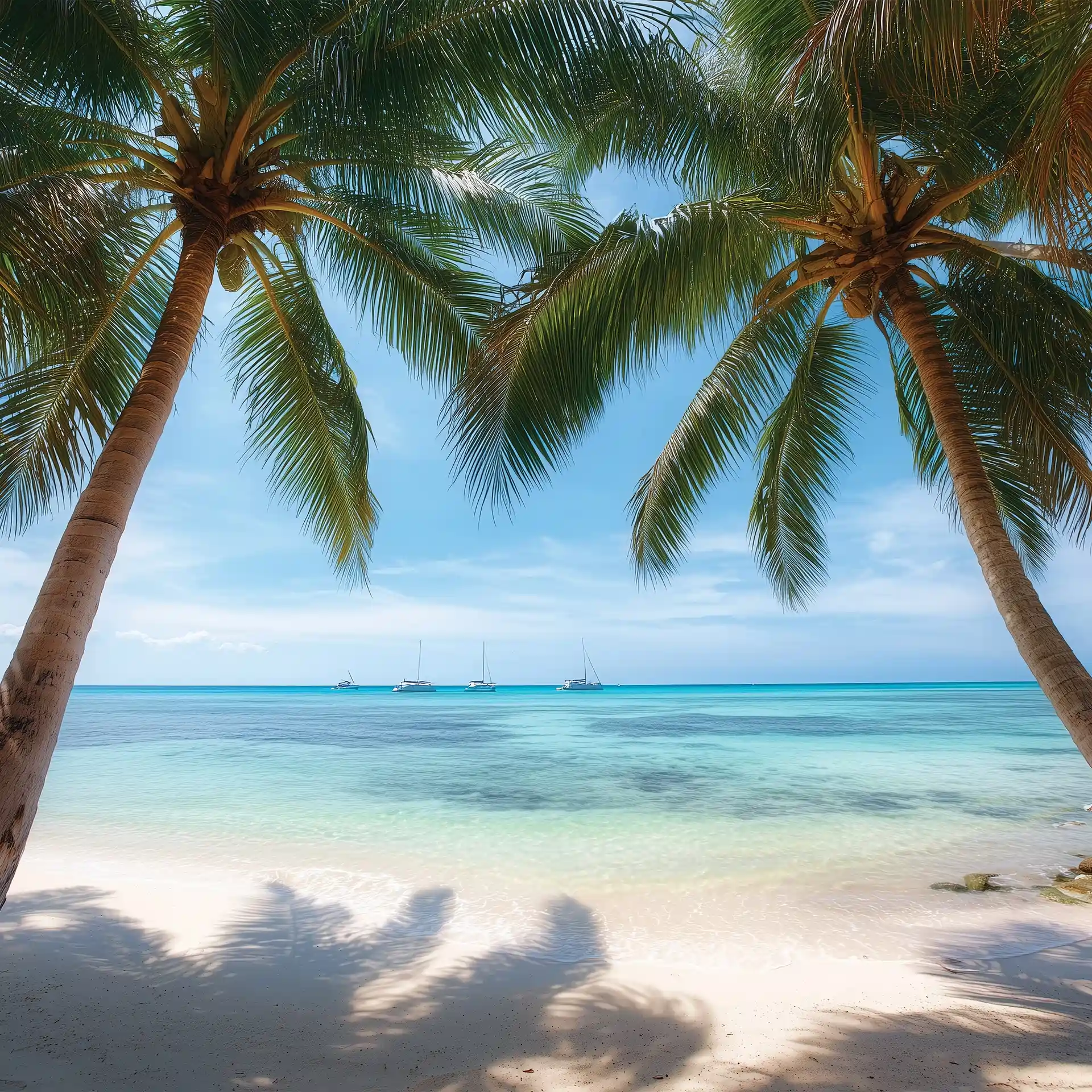 Poster mural theme plage paradisiaque