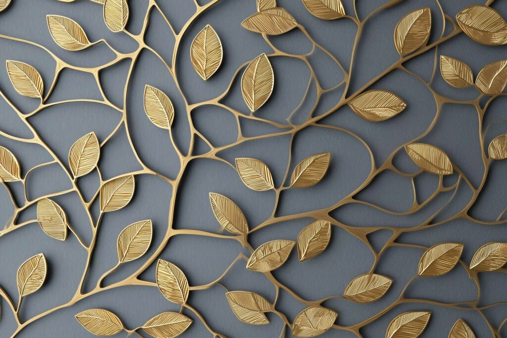 Poster mural theme florale