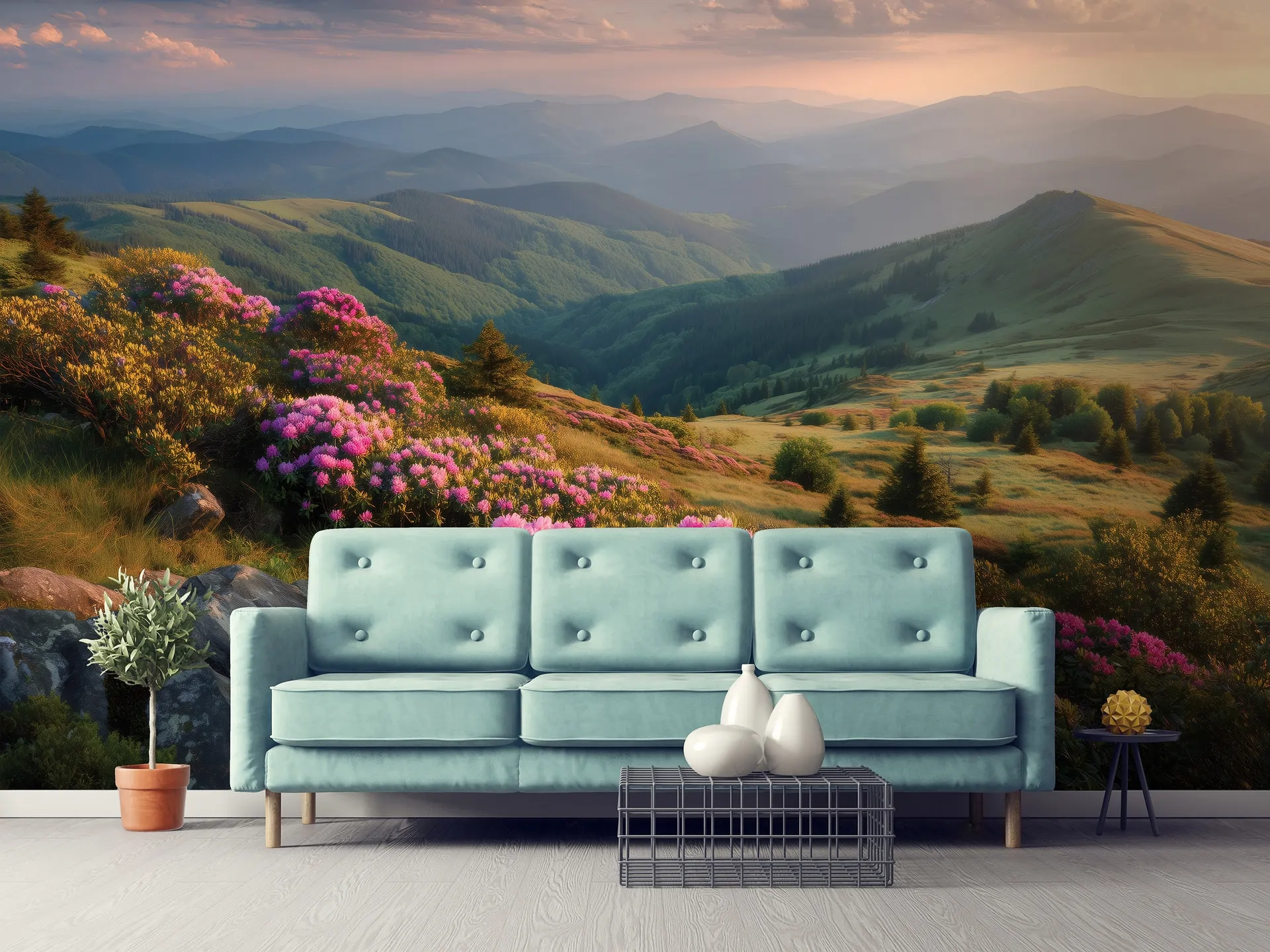 Poster mural motif paysage naturel