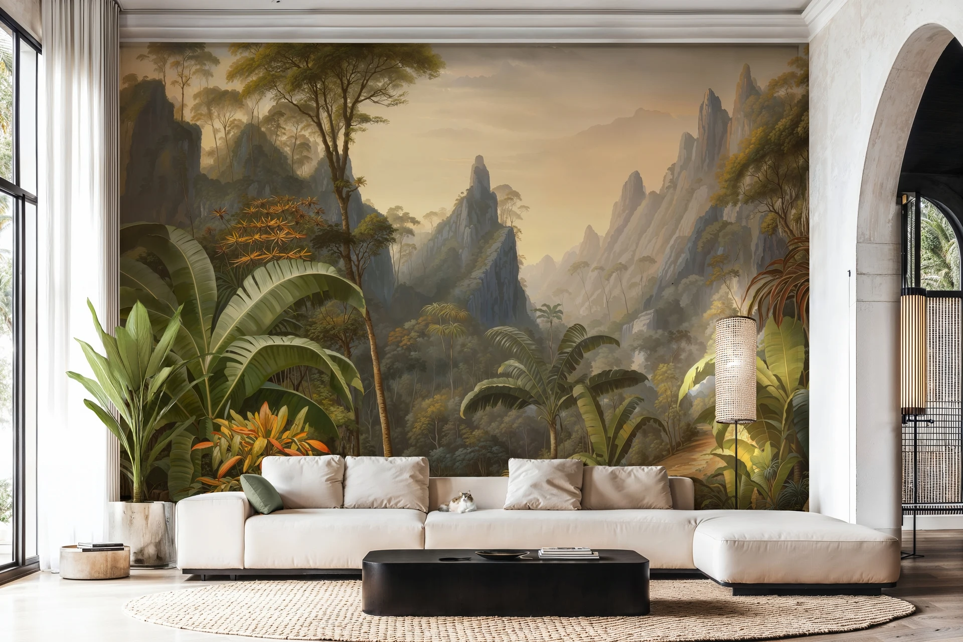 Poster mural theme panoramique