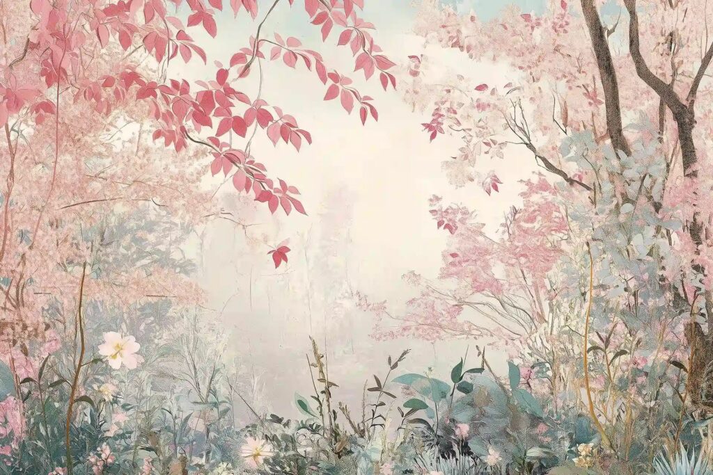 Poster mural motif nature