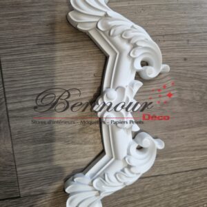 Motif coin moulures compatible avec moulure 2,5 cm bombage au milieu