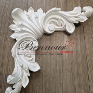 Motif coin moulures compatible avec moulure 4 cm bombage a coté