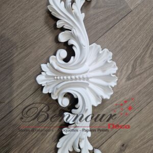 Motif décor moulures compatible avec moulure 4 cm bombage au milieu