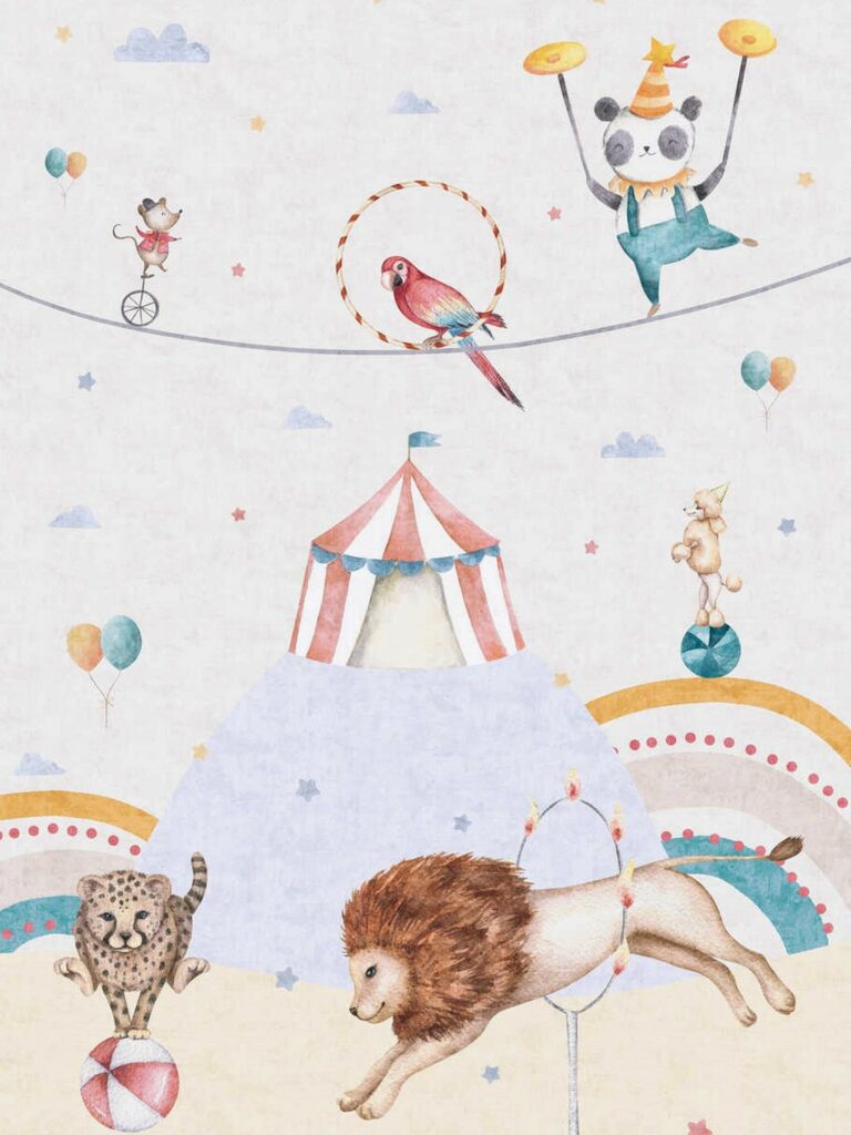 Papier peint motif enfant disponible chez BENNOUR DECO