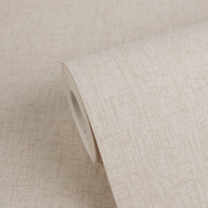 Papier peint effet tissu beige