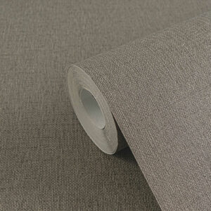 Papier peint effet tissu gris pour chambre, salon et bureaux moderne