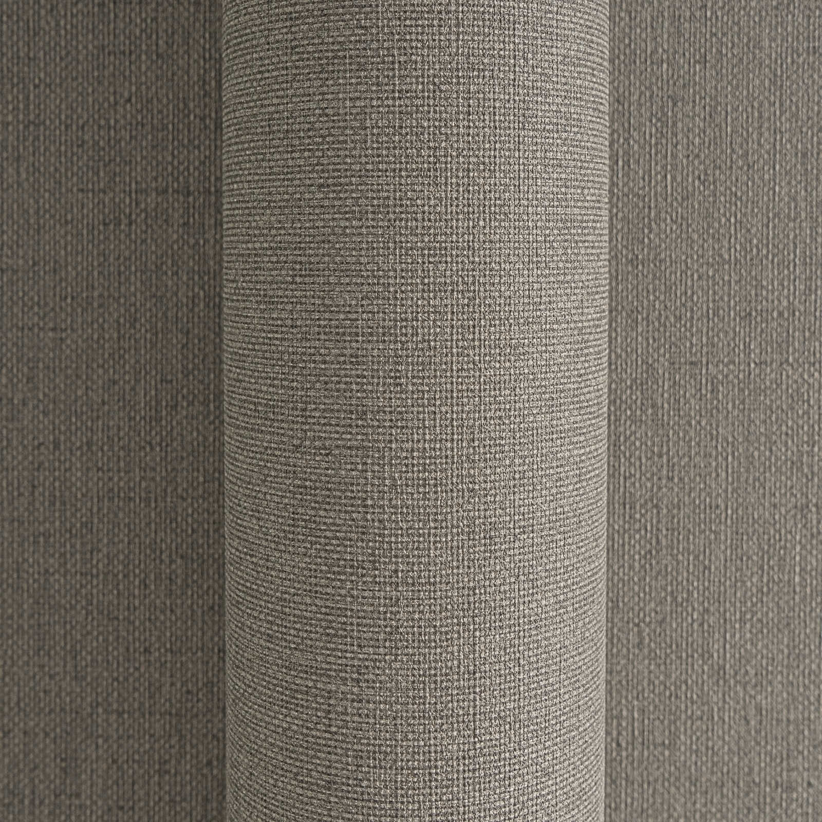 Papier peint effet tissu gris pour chambre, salon et bureaux moderne