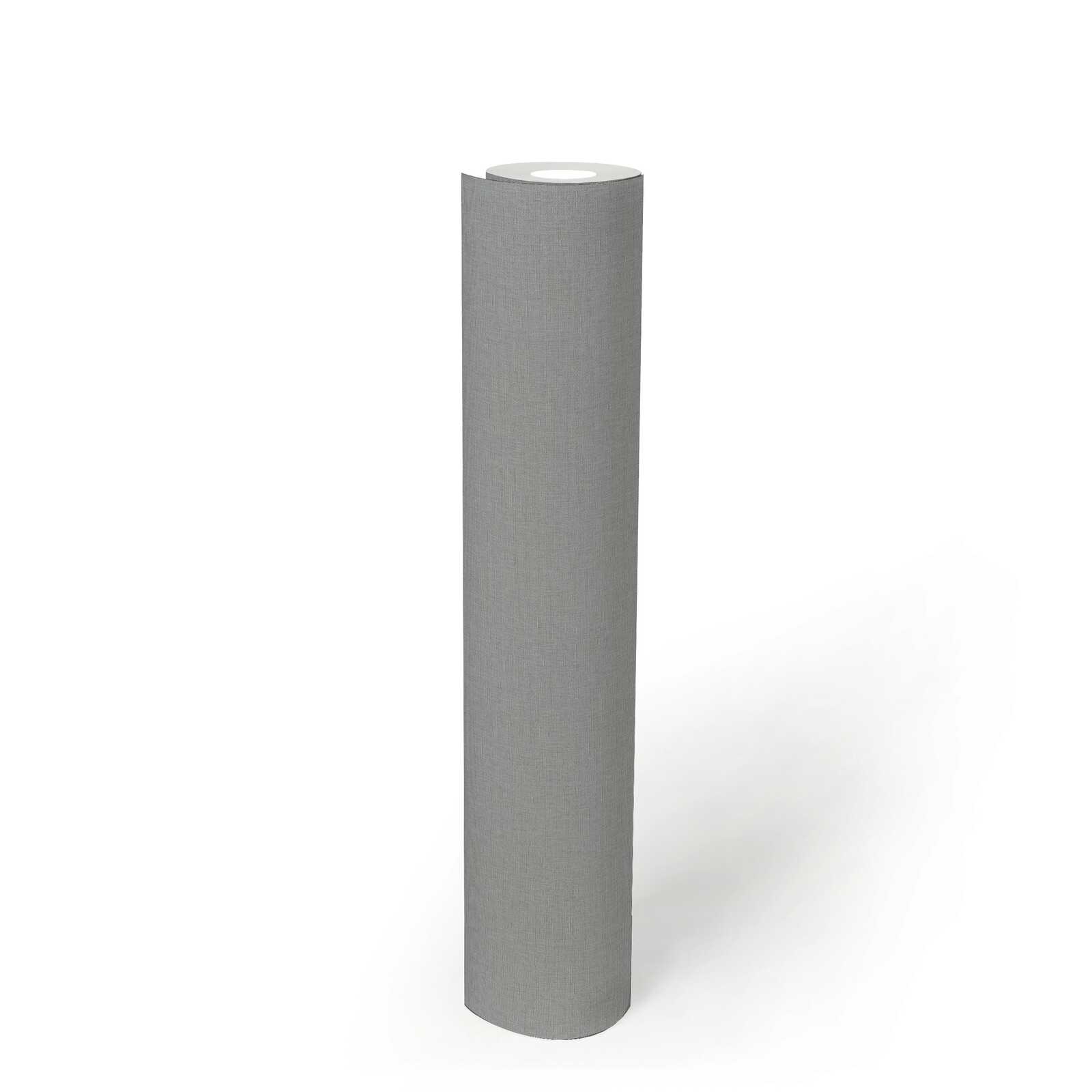 PAPIER PEINT REF = 399891(3) Papier peint effet tissu gris pour chambre, salon et espace commerciale
