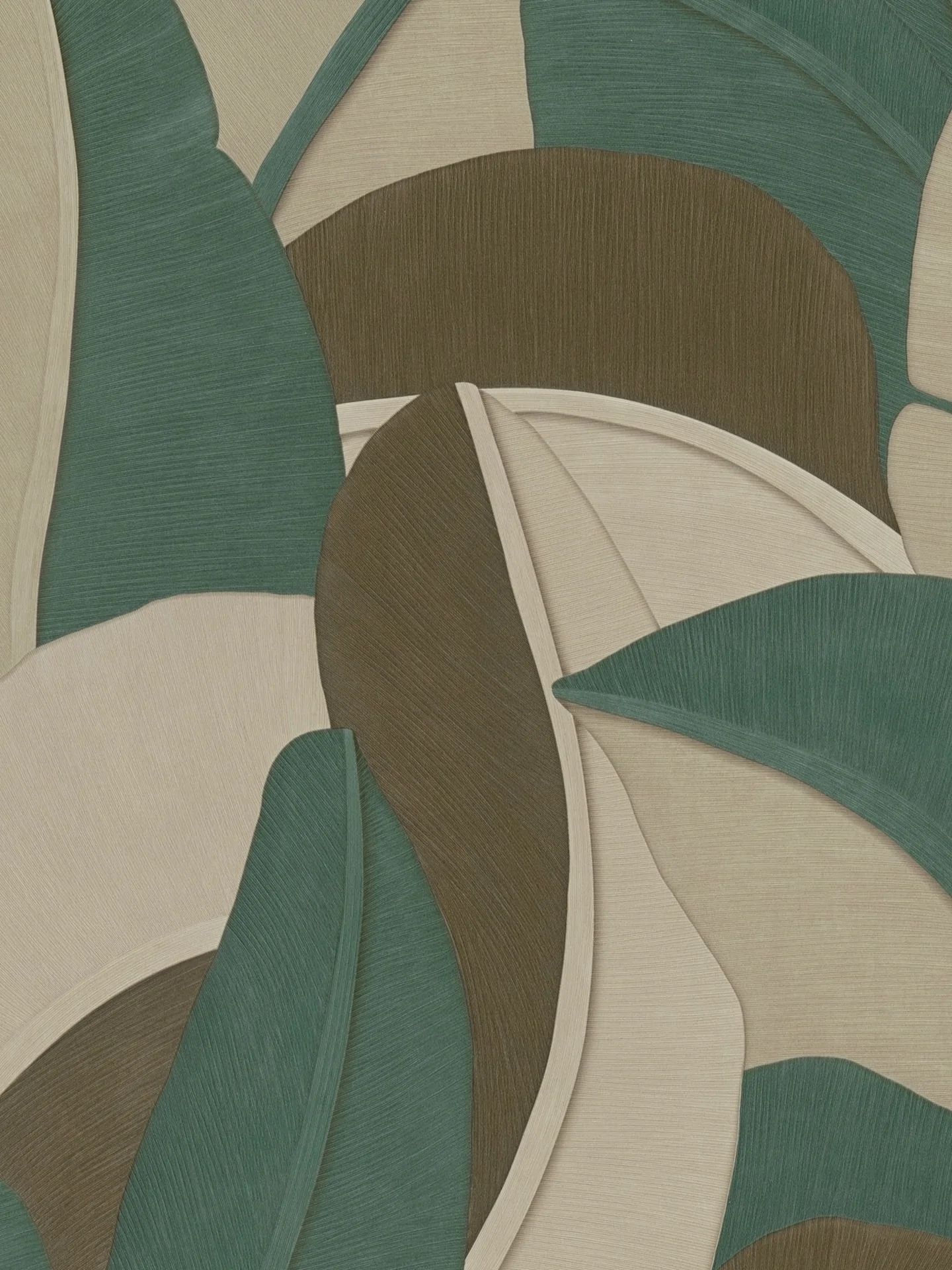 PAPIER PEINT REF = 790392 Papier peint moderne en couleur marron et turquoise pour chambre et salon moderne