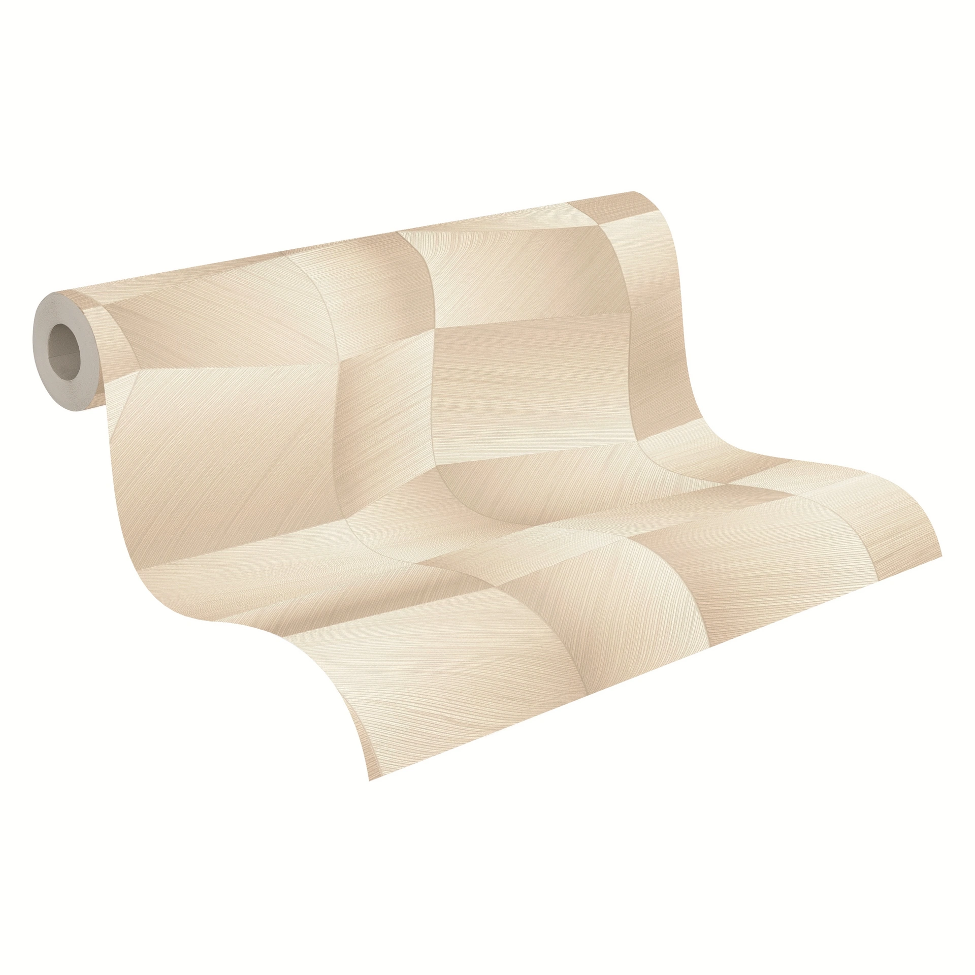PAPIER PEINT REF = 791974(3) Papier peint motifs géométrique beige pour chambres et salons
