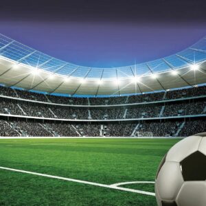 Poster enfant theme stade de foot disponible chez Bennour Deco